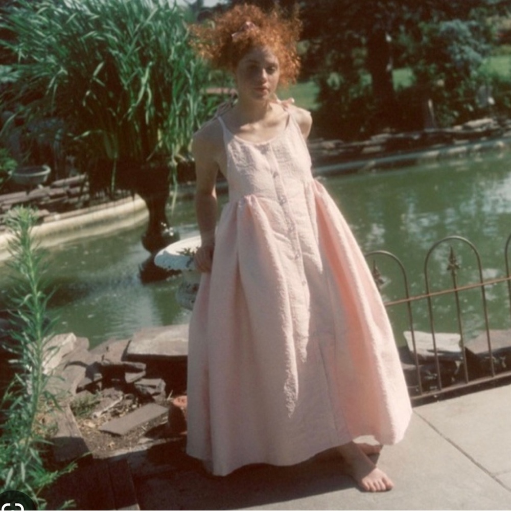 Sister Jane Porcelain Prom Jacquard Midi Dress.Size large With tags never worn.